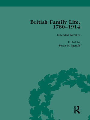 cover image of British Family Life, 1780–1914, Volume 4